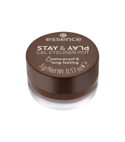 Delineador de ojos en gel Stay & Play Waterproof - 02: Brown