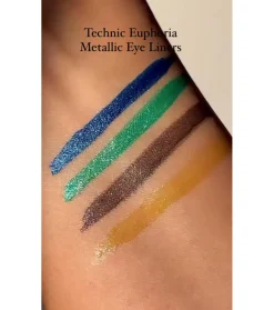 Delineador de ojos líquido metálico Euphoria - Green