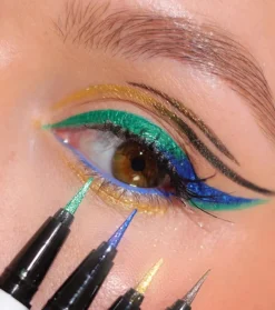 Delineador de ojos líquido metálico Euphoria - Green