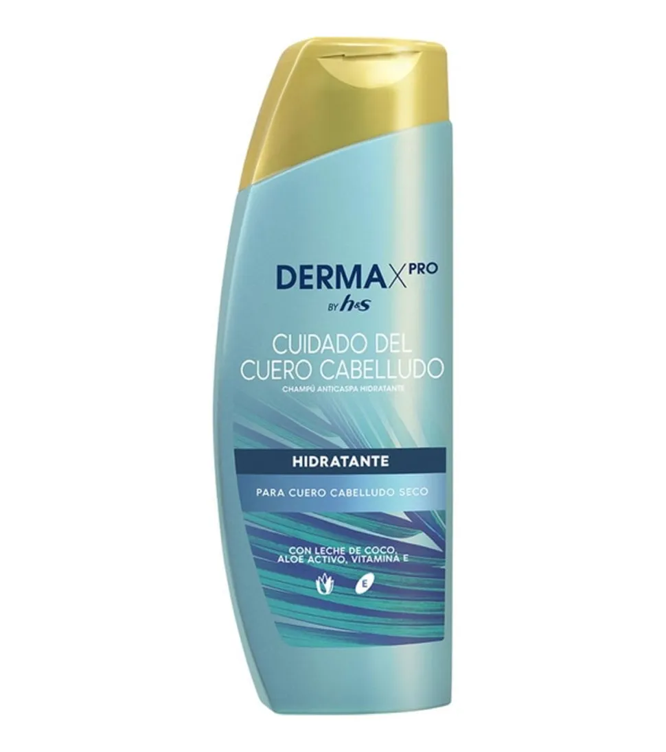 *Derma x Pro* - Champú anticaspa hidratante - Cuero cabelludo seco