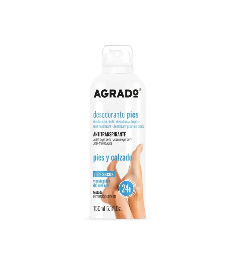 Desodorante en spray para pies y calzado