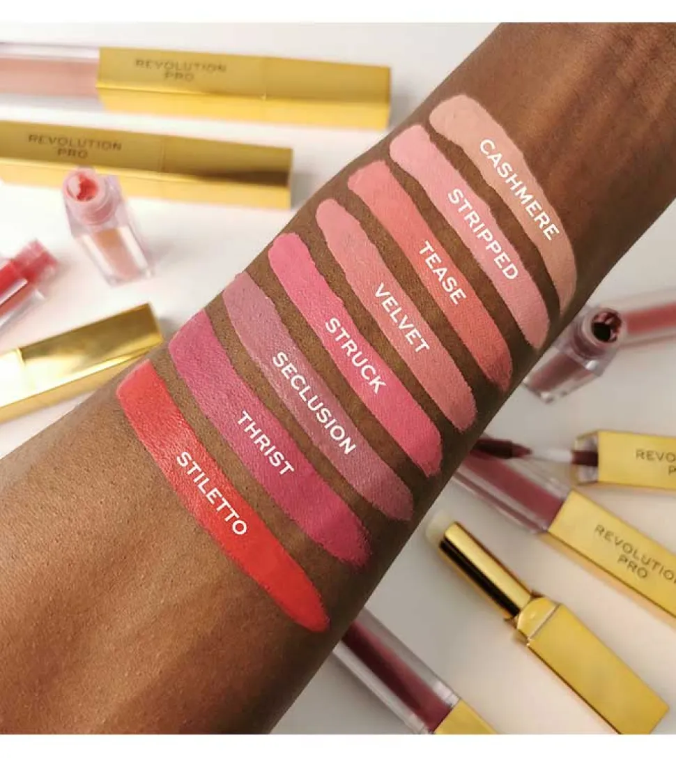 Dúo de labial líquido + bálsamo Supreme Stay 24HR - Cashmere
