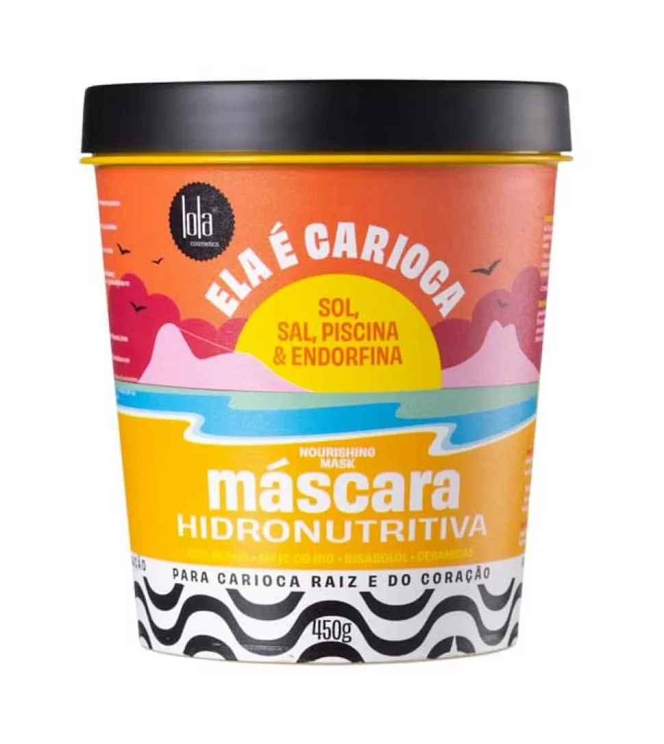 *Ela É Carioca* - Mascarilla hidronutritiva - Cabello seco y dañado
