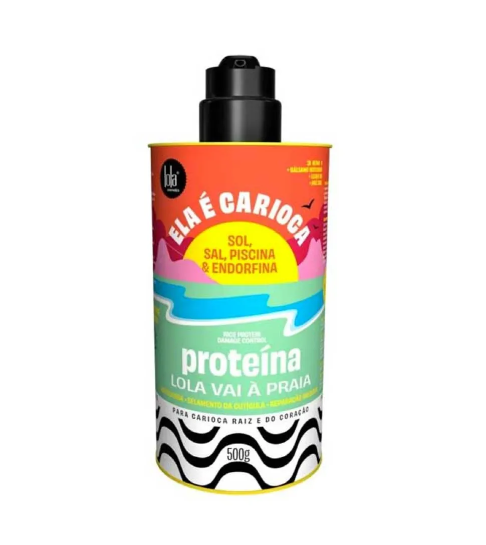 *Ela É Carioca* - Tratamiento capilar reparador 3 en 1 de proteína