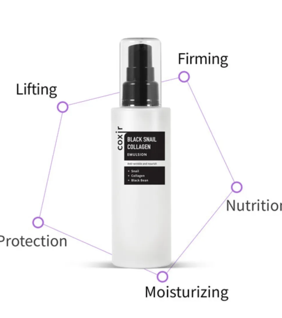Emulsión hidratante Black Snail Collagen