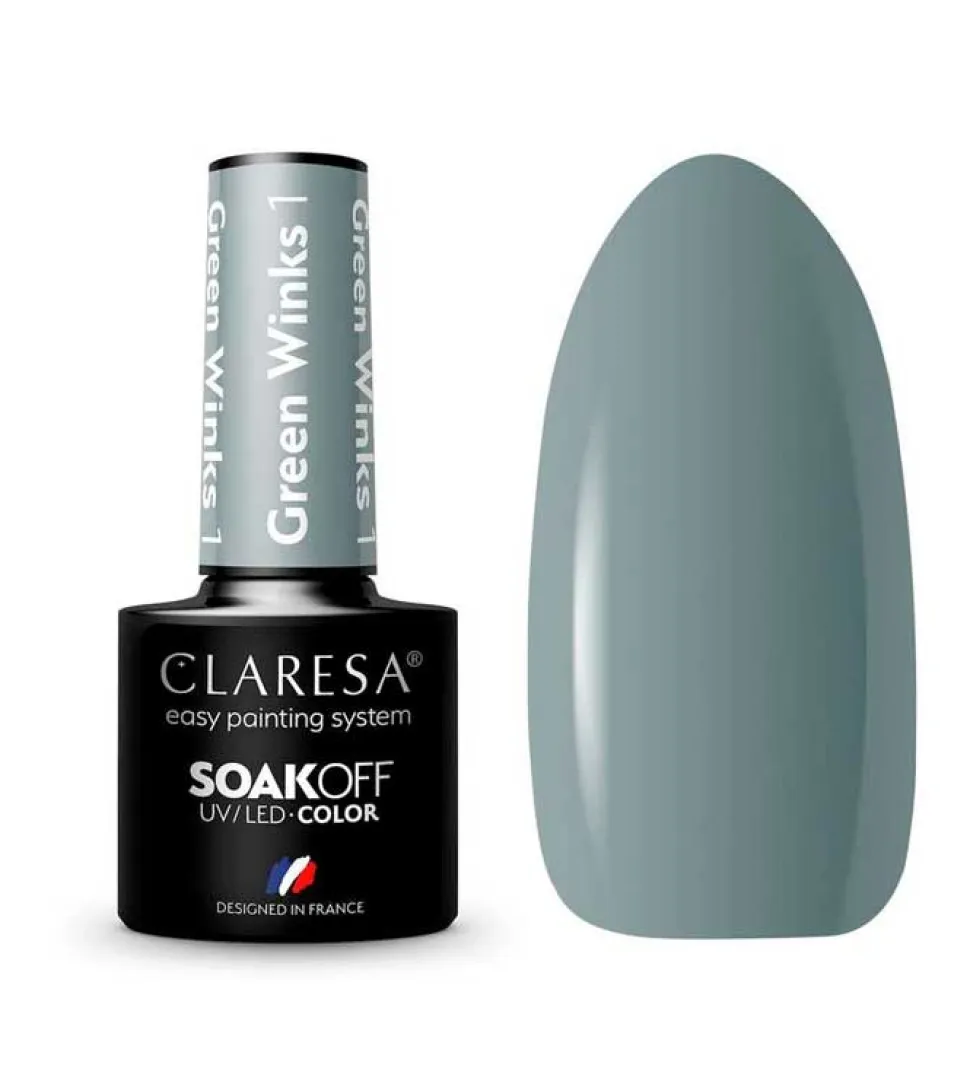 Esmalte semipermanente Soak off - 01: Green Winks