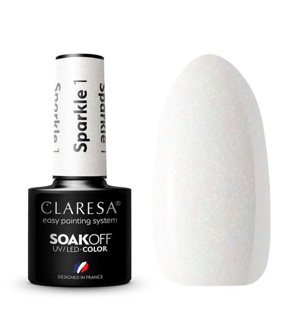 Esmalte semipermanente Soak off - 01: Sparkle