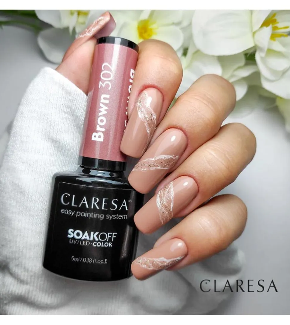 Esmalte semipermanente Soak off - 302: Brown