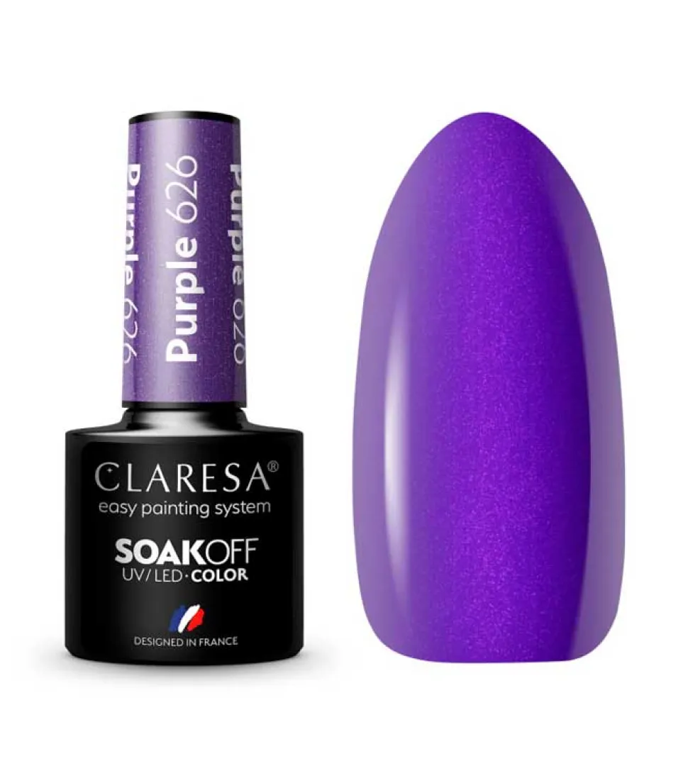 Esmalte semipermanente Soak off - 626: Purple