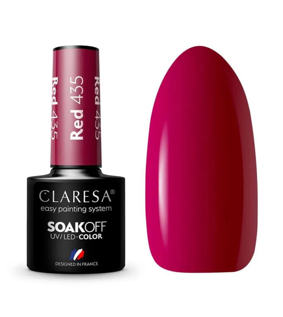 Esmalte semipermanente Soak off - 435: Red