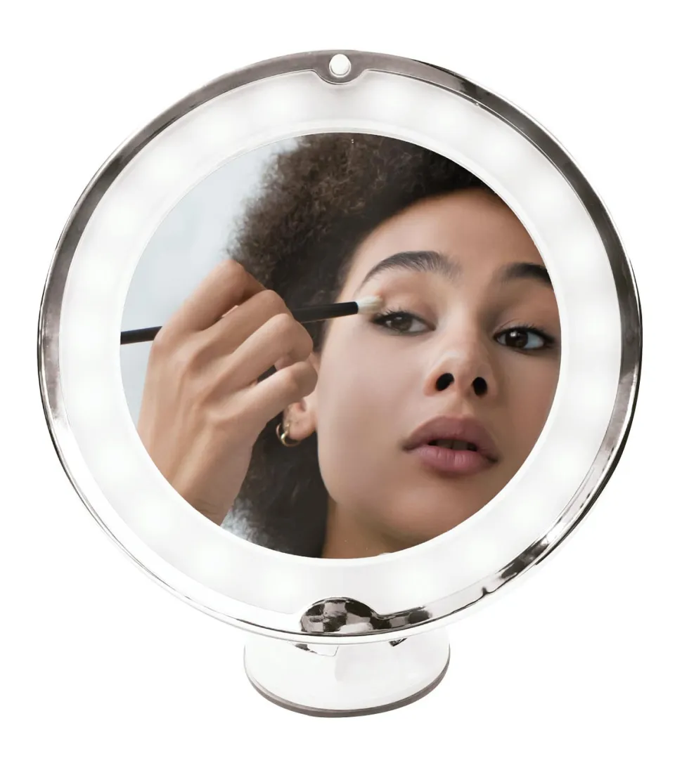 Espejo de maquillaje 360° con Iluminación LED TH-BY18