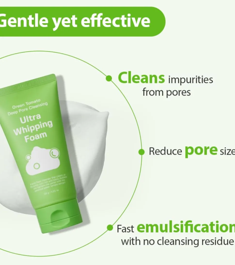 Espuma limpiadora Green Tomato Deep Pore