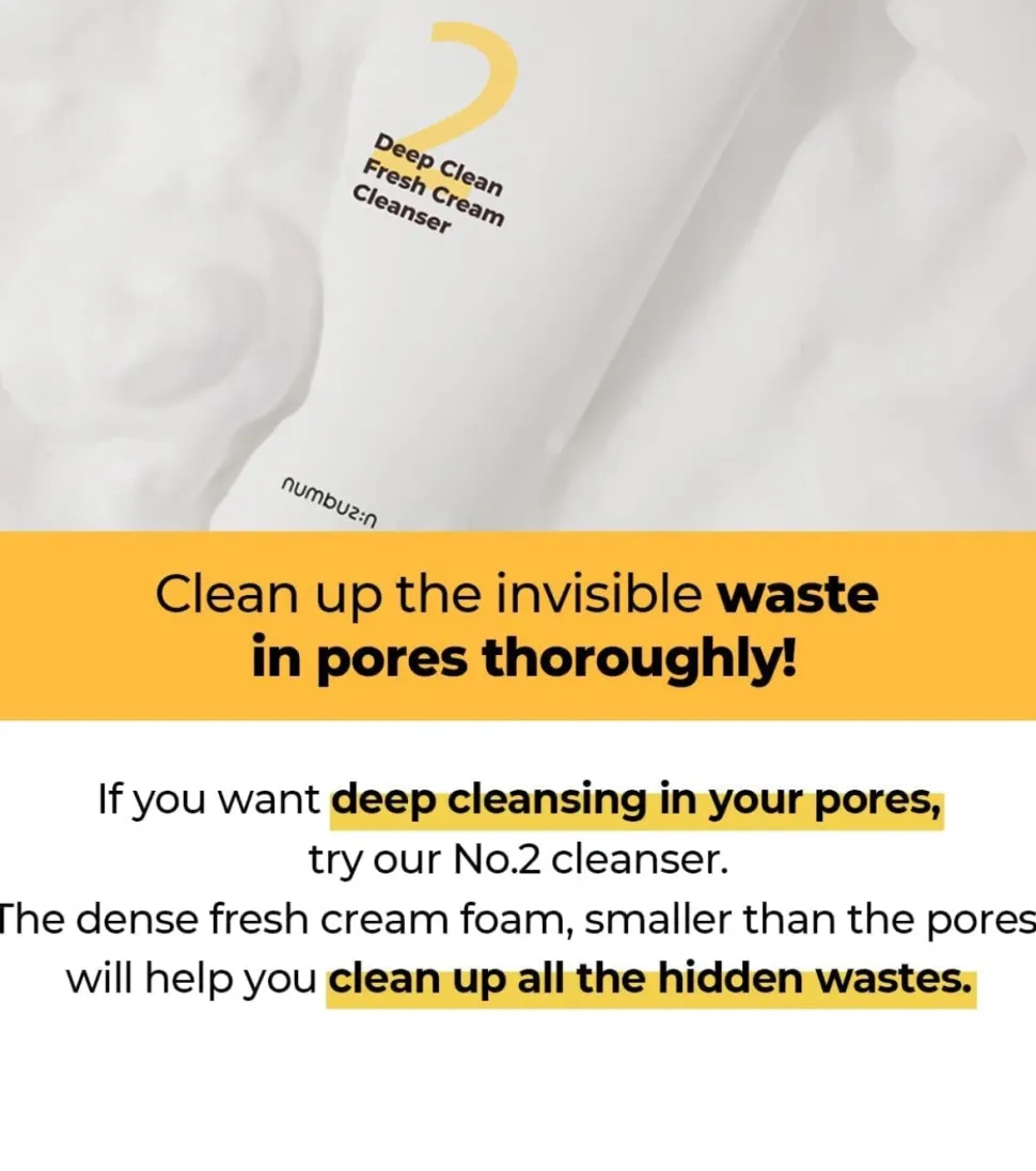Espuma limpiadora No.2 Deep Clean Fresh