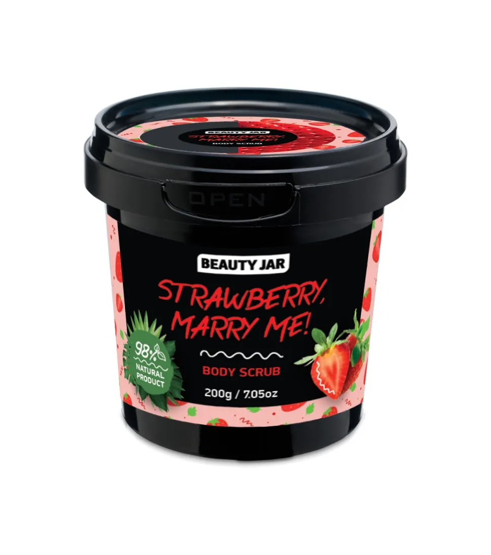 Exfoliante corporal hidratante Strawberry, Merry Me!