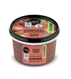 Exfoliante corporal restaurador - Cacao orgánico y azúcar