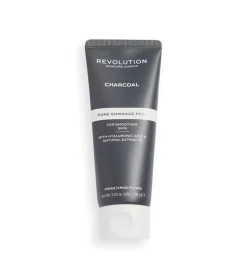 Exfoliante facial con carbón