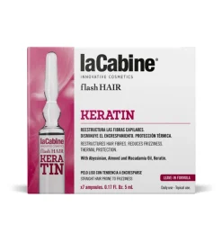 *Flash Hair* - Ampollas capilares Keratin - Cabello liso con tendencia al encrespamiento