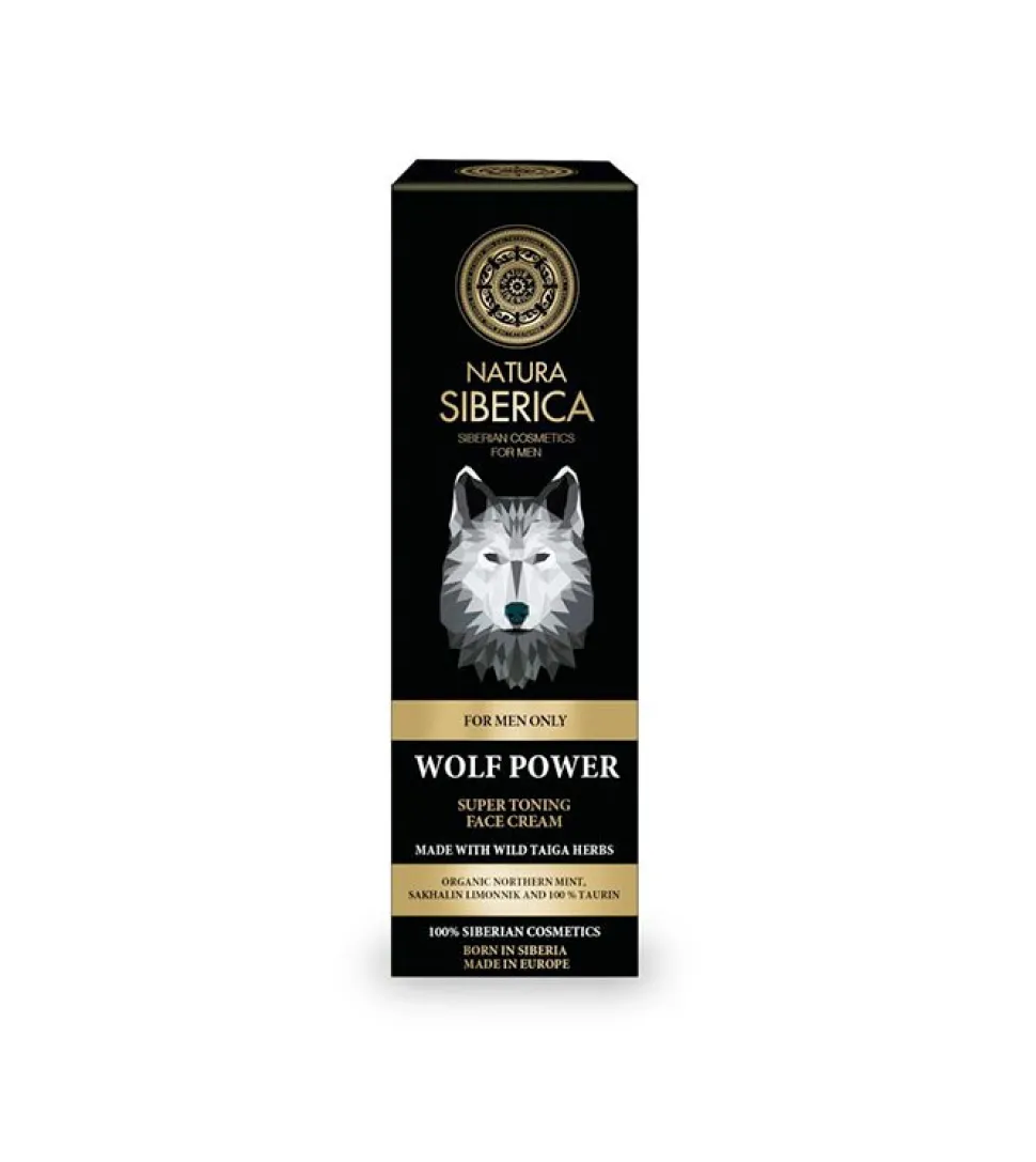 *For Men* - Crema facial súper tonificante - El poder del lobo
