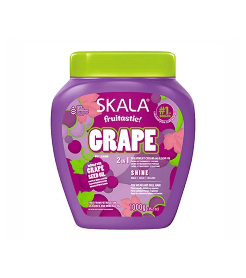 *Fruitastic!* - Crema acondicionadora Leave-in brillo Grape