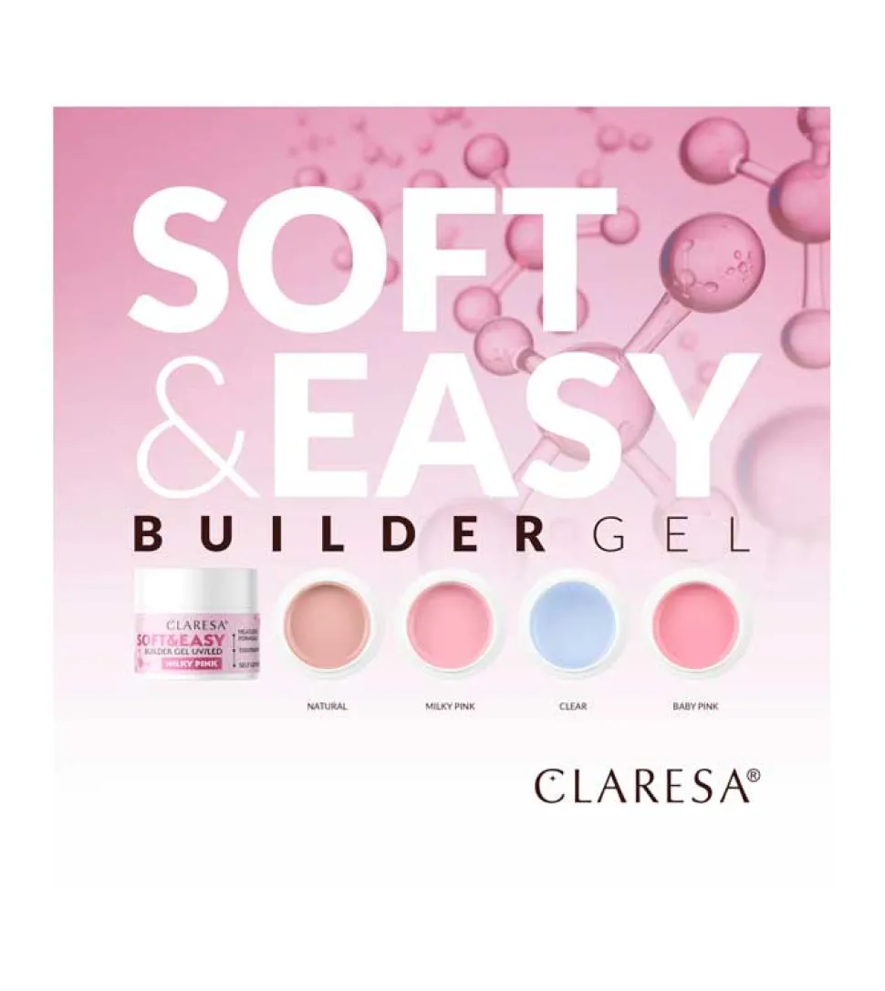 Gel constructor Soft & Easy - Milky pink - 45 g