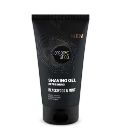 Gel de afeitado facial para hombre - Corteza de roble y menta