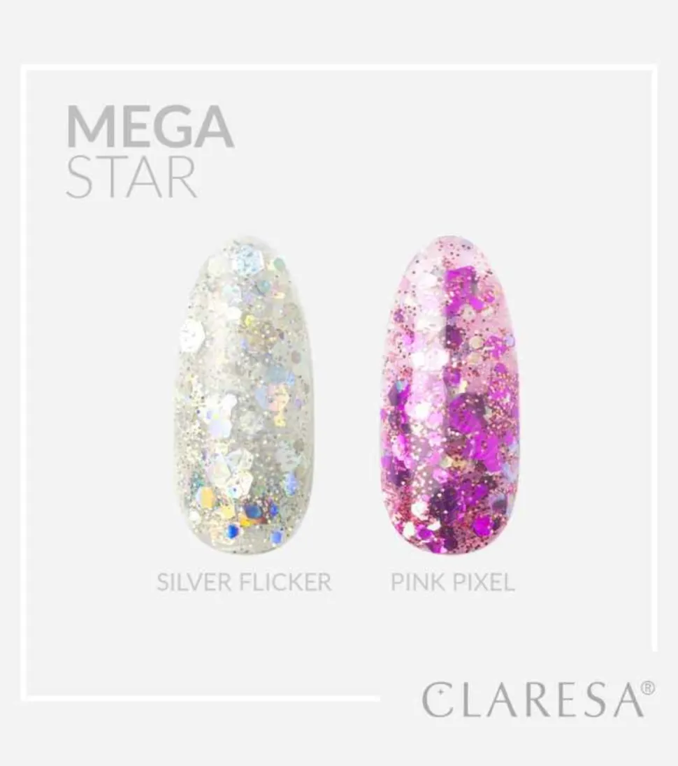 Gel de decoración de uñas Megastar - Pink Pixel