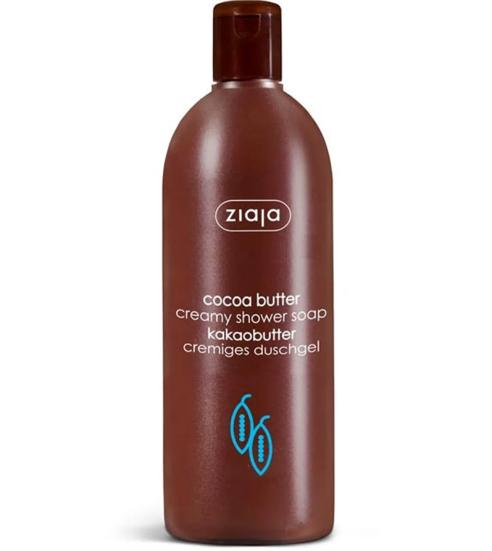 Gel de ducha cremoso con manteca de cacao