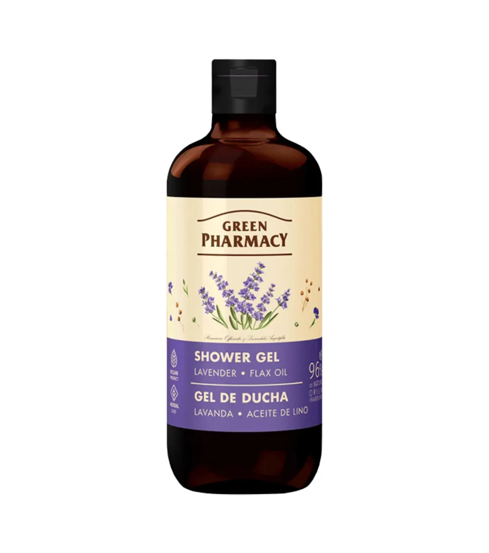 Gel de ducha - Lavanda y aceite de lino