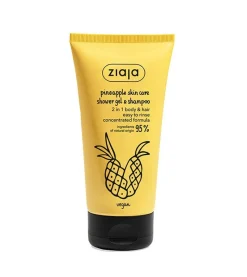 Gel de ducha y champú 2 en 1 con cafeína - Piña