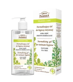 Gel de higiene íntima normalizador Pharma Care - Corteza de roble y árbol de té