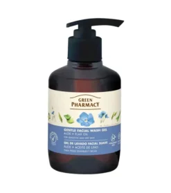 Gel de lavado facial suave para piel seca - Aloe Vera y Aceite de Lino