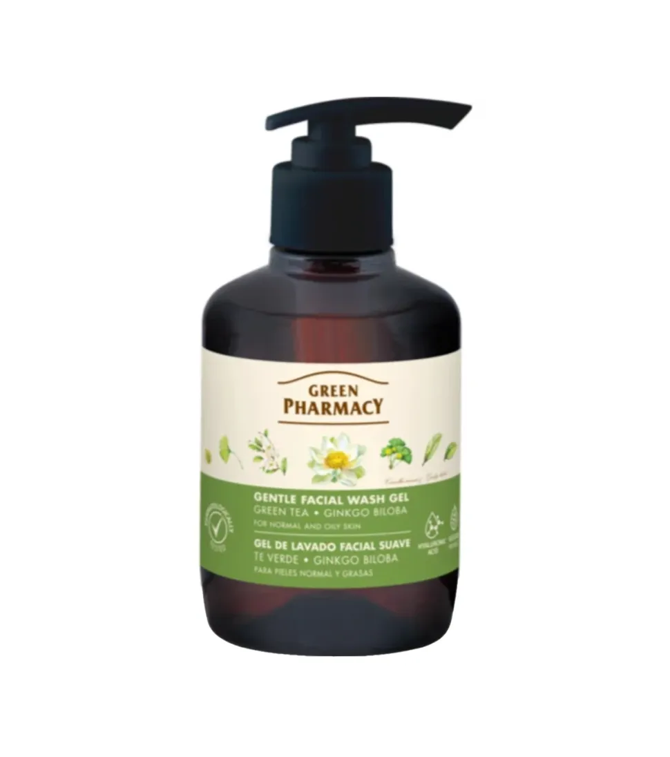 Gel de lavado facial suave para piel mixta y grasa - Té verde