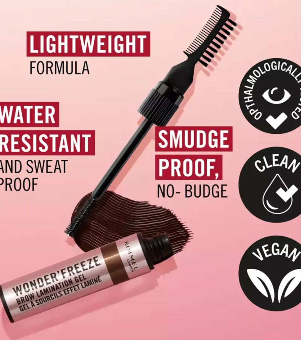 Gel fijador de cejas Wonder´ Freeze - 001: Clear