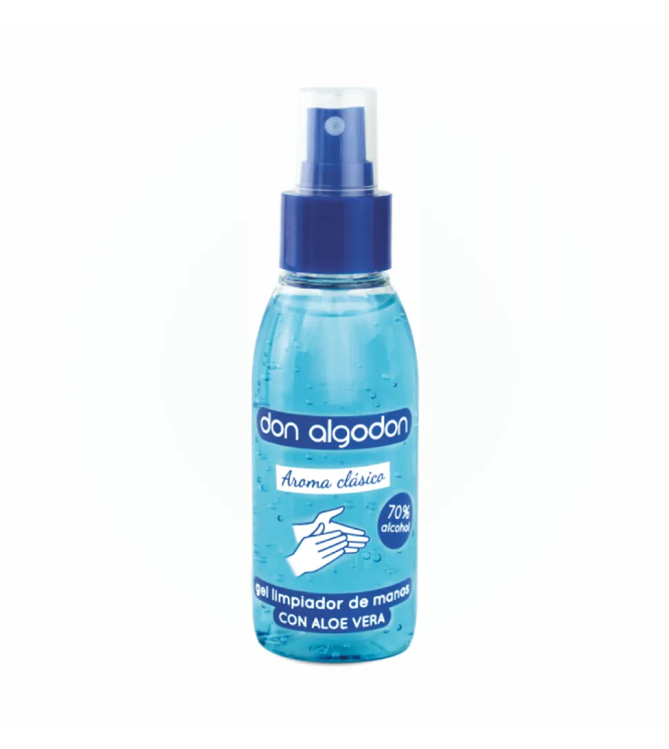 Gel limpiador de manos con Aloe Vera - Aroma clásico