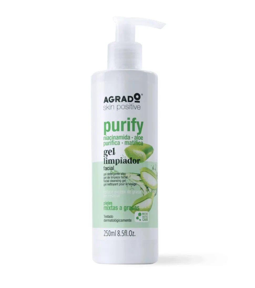 Gel limpiador facial Purify - Pieles mixtas a grasas