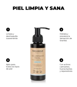 Gel limpiador facial - Todo tipo de pieles