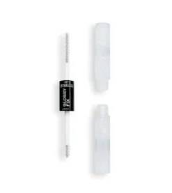 Gel para cejas y máscara de pestañas Glossy Fix - Transparente