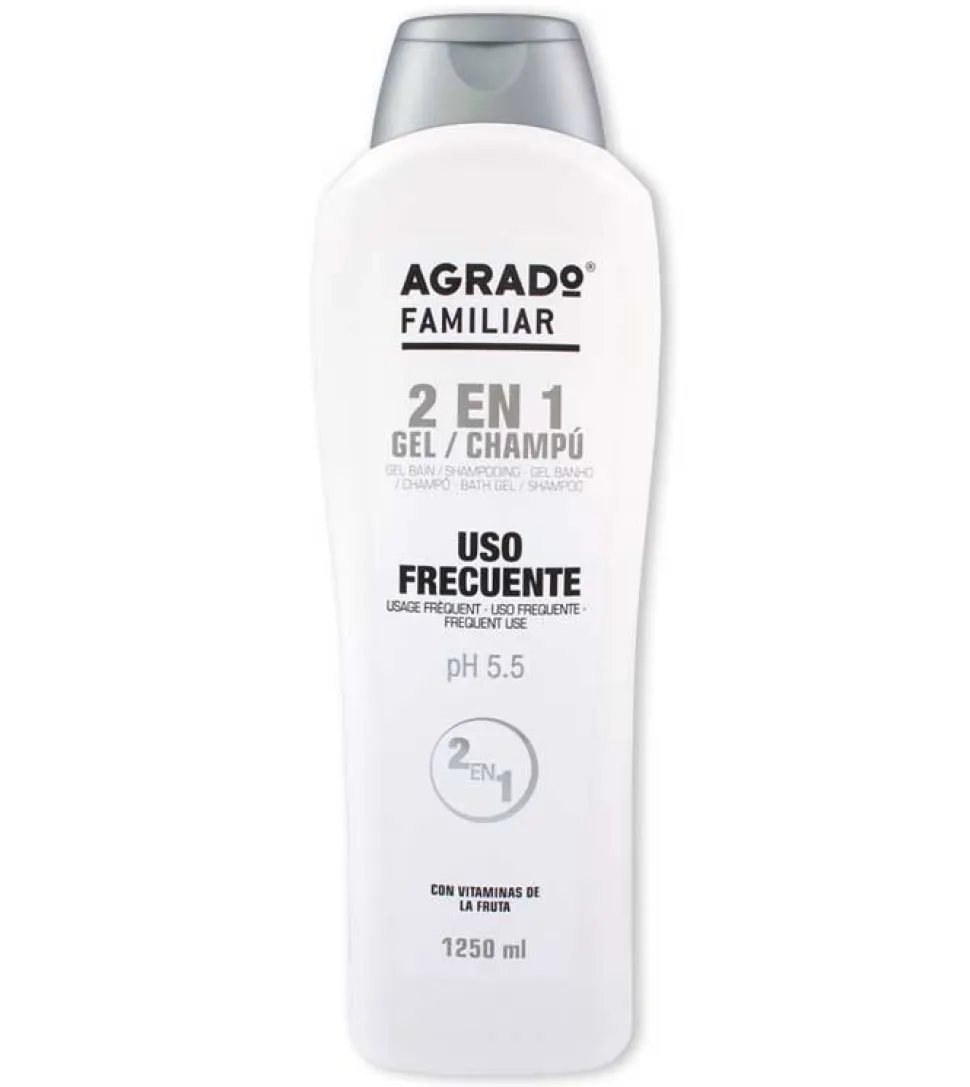 Gel y champú uso frecuente familiar - 1250ml