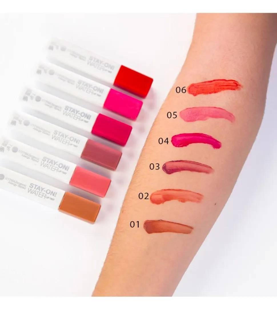 *Get it all!* - Tinte para labios Stay-On! Water HypoAllergenic - 04: Fame Fuchsia