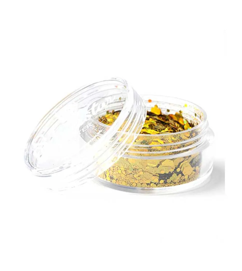 Glitter para rostro y cuerpo - Laser Gold