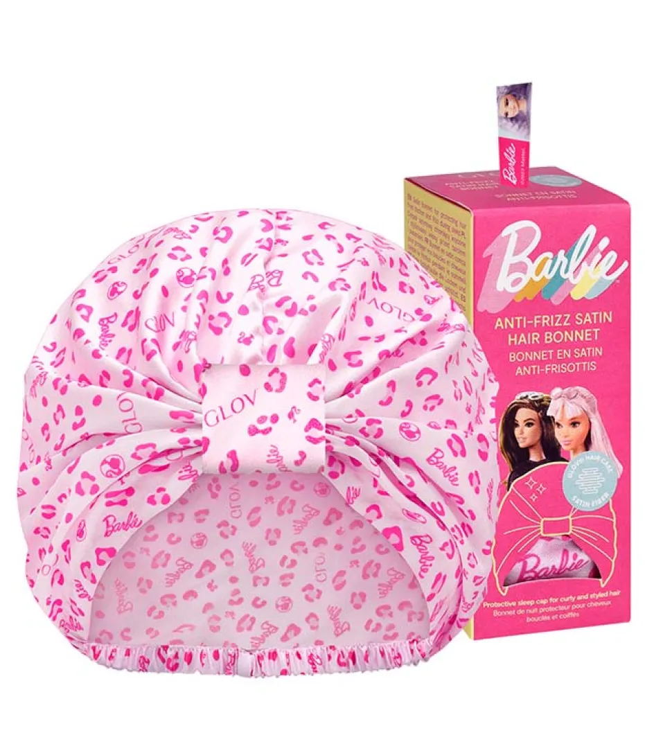 GLOV - *Barbie* - Gorro de satén anti-frizz para dormir - Pink Panther