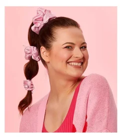 GLOV - *Barbie* - Pack de 2 coleteros scrunchie - Talla S