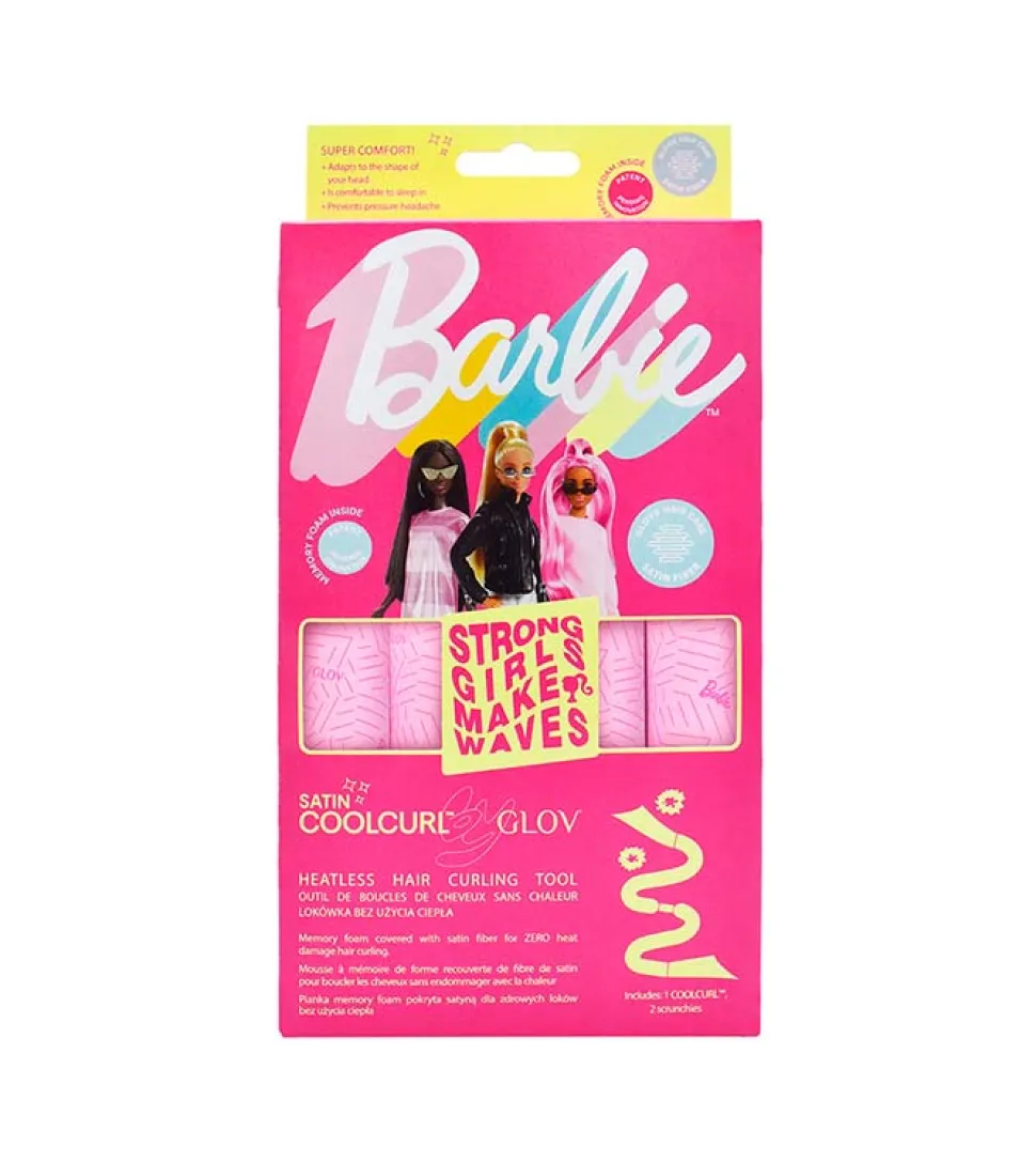 GLOV - *Barbie* - Set para rizar el pelo sin calor Cool Curl - Pink Panther