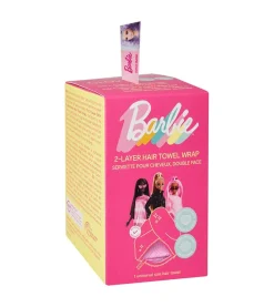 GLOV - *Barbie* - Toalla turbante de satén y tela - ZigZak