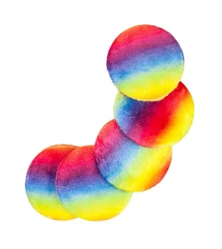 GLOV - Discos desmaquillantes reutilizables Rainbow