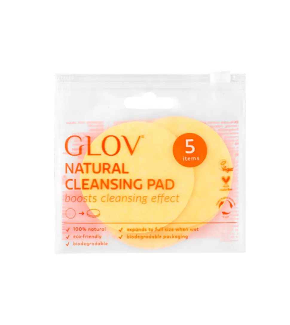 GLOV - Discos reutilizables de celulosa Natural Cleansing Pad - 5-Pack