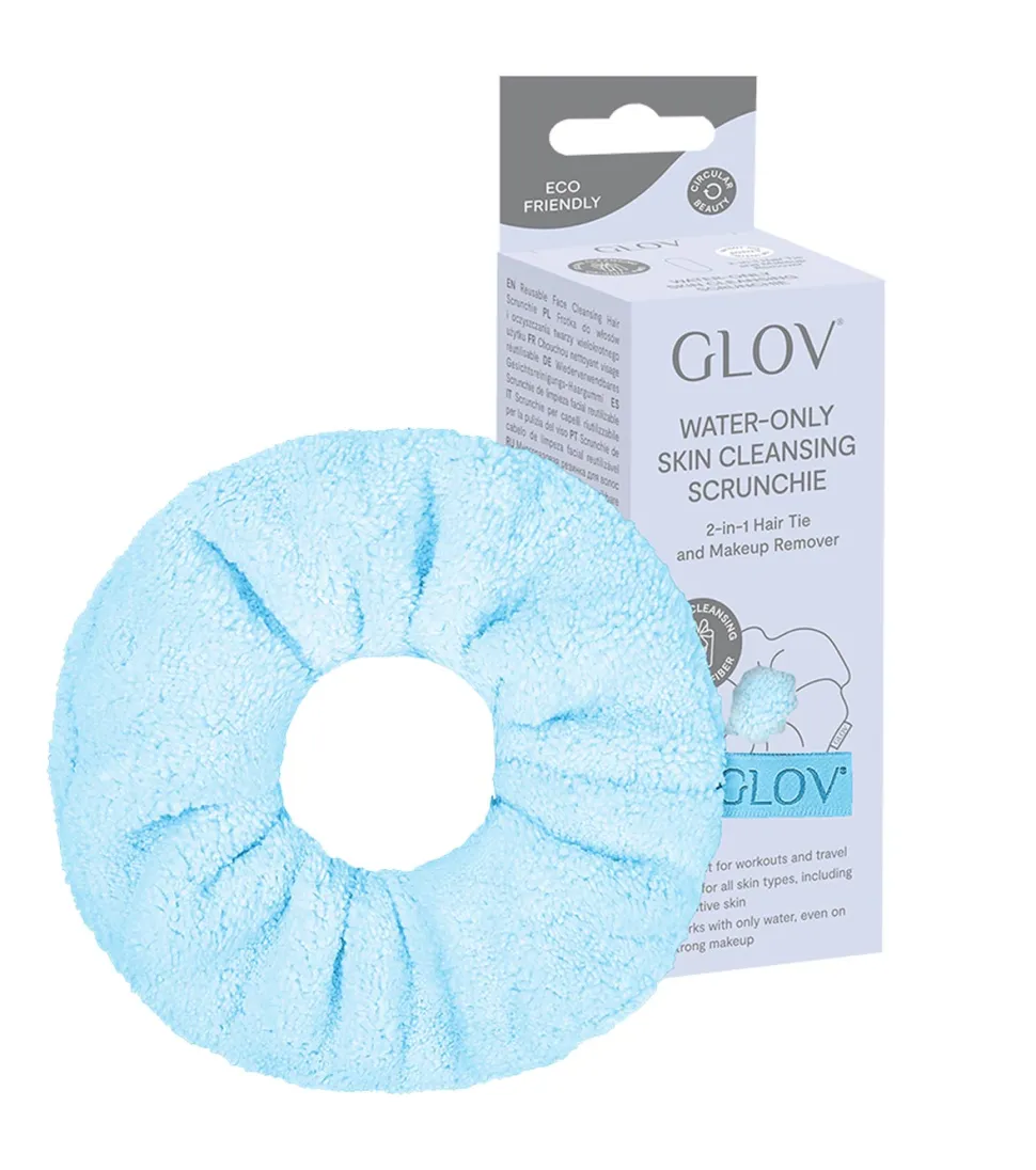 GLOV - Limpiador y coletero scrunchie Skin Cleansing - Blue Lagoon