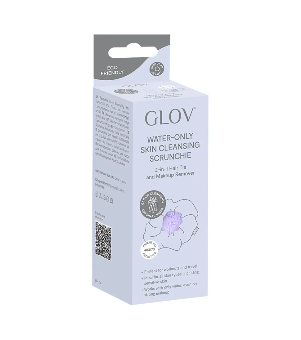 GLOV - Limpiador y coletero scrunchie Skin Cleansing - Verry Bery