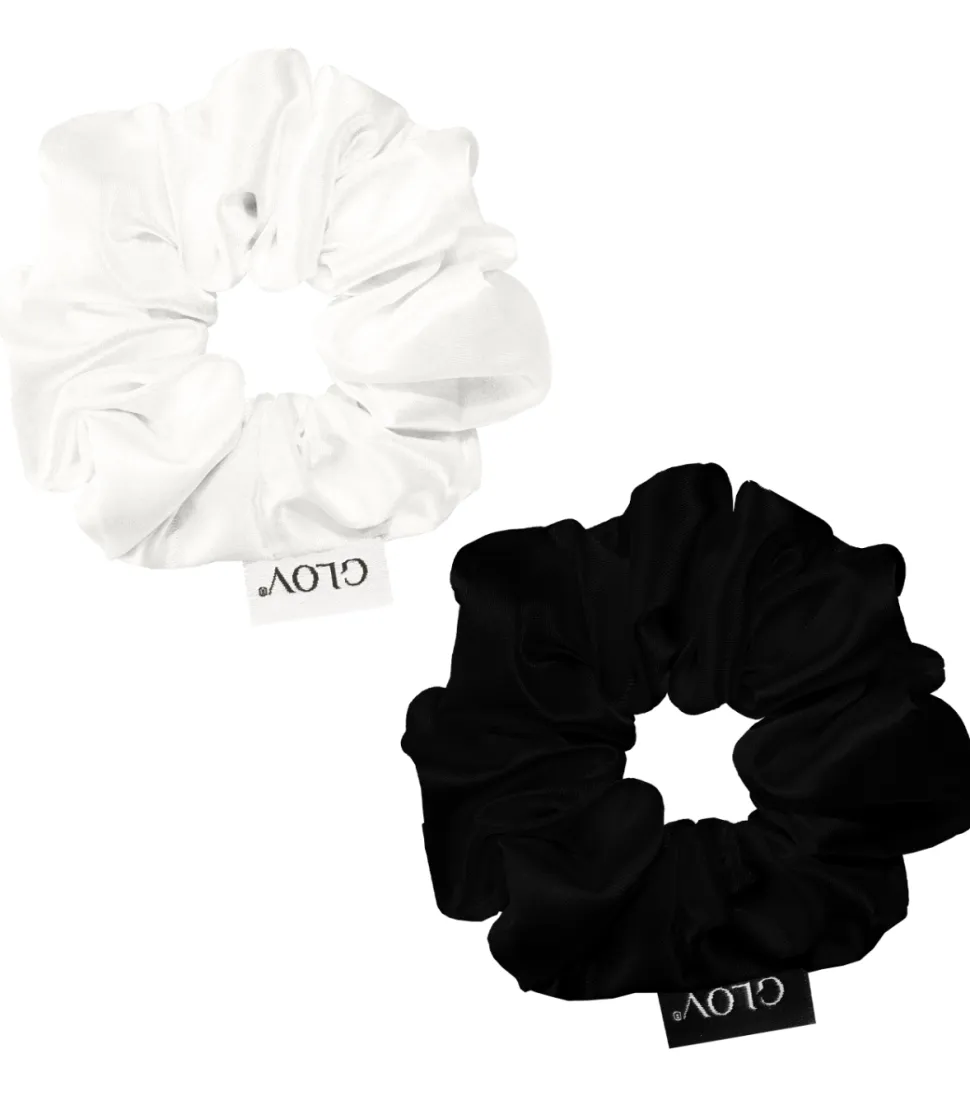 GLOV - Pack de 2 coleteros Satin Scrunchies talla S