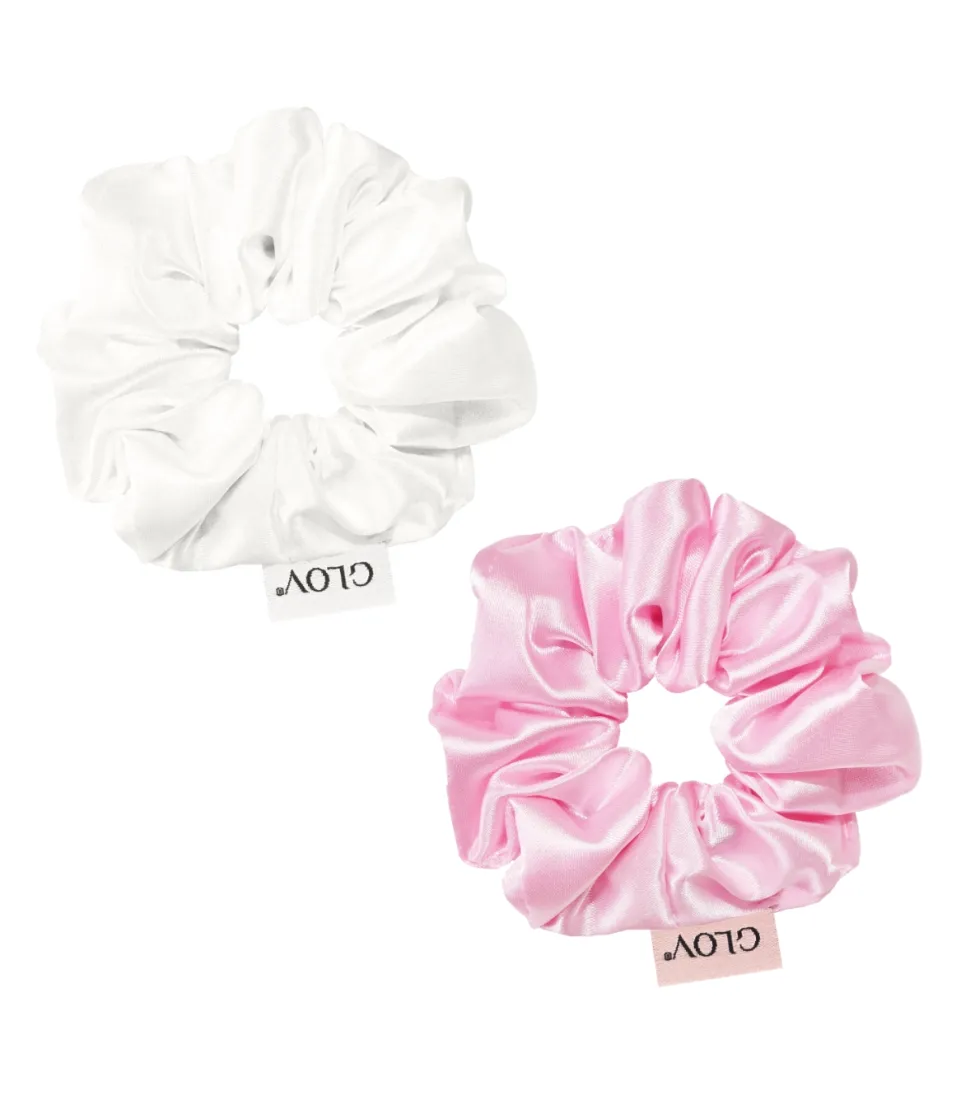 GLOV - Pack de 2 coleteros Satin Scrunchies talla M